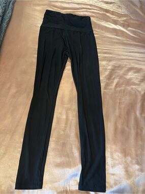 Women's Black High-Waist Stretch Leggings